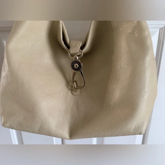 Dooney & Bourke Logo Lock pebble grain leather hobo bag - Picture 3 of 16